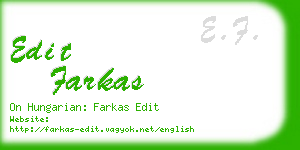 edit farkas business card